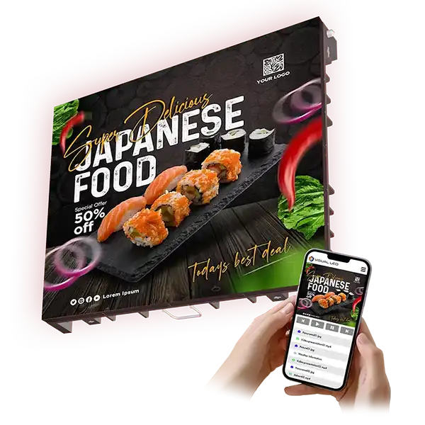 Pantalla LED 2000 x 2000 MM